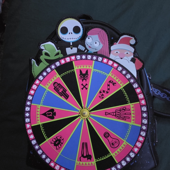 Nightmare Before Christmas Wheel Backpack - Picture 1 of 4